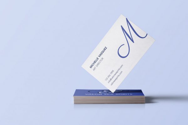 business card front
